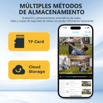 Cámara de Seguridad Exteriores Doble Lente X36/4g/Wifi/Panel