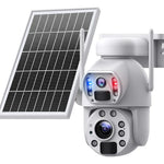 Cámara de Seguridad Exteriores Doble Lente X36/4g/Wifi/Panel